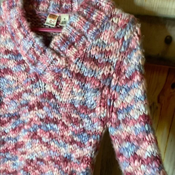 Oxford Fulham Vintage Cozy Multicolor Knit Sweater - Picture 3 of 3